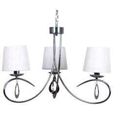 Zwis Arnika 3 x 40W E14 chrom | biały 33 - 21663