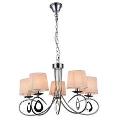 Zwis Arnika 5 x 40W E14 chrom | biały 35 - 21687