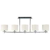 Zwis Estera Ampla 5 x 40W E14 chrom 35 - 11527