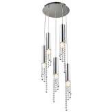 Zwis Duero 5 x 3 W LED GU10 chrom 35 - 26088