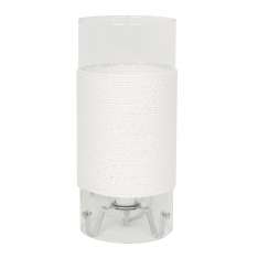 Lampa biurkowa Wring 1 x 60W E27 chrom Taransparent | biały 41 - 28006