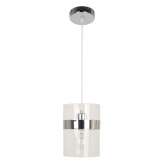 Zwis Brando 15 1 x 60W E27 chrom | transparent 31 - 28044