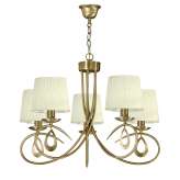 Zwis Arnika 5 x 40W E14 patyna | krem 35 - 21694