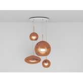 Tom Dixon COPPER RANGE ROUND PENDANT SYSTEM CLPS04-PEUM1 Lampa wisząca