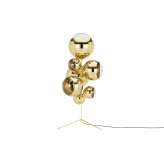 Tom Dixon Mirror Ball Stand Chandelier Gold MBBSC01G-FEUM1 Lampa podłogowa