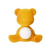 qeeboo TEDDY GIRL RECHARGEABLE LAMP VELVET FINISH 25002DG-FL Lampa stołowa