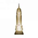 qeeboo EMPIRE LAMP METAL FINISH 27002GO-M Lampa stołowa