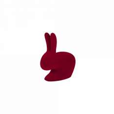 qeeboo RABBIT XS BOOKEND VELVET FINISH 90007RE-FL Podpórka na książki