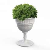 qeeboo CAPITOL PLANTER AND CHAMPAGNE COOLER 71003WH Doniczka