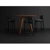 Zeitraum Zenso Bar Fully upholstered seat and wooden back