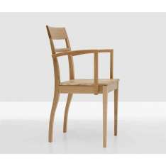 Zeitraum Blue Chair with armrests