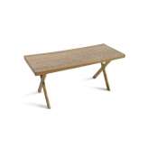 Zanat Touch Bench with wood legs