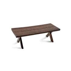 Zanat Touch Bench with wood legs