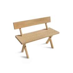 Zanat Touch Bench with backrest