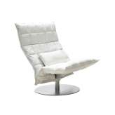 Woodnotes k Chair | wide | Swivel | Leather