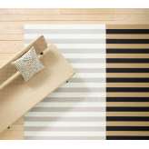 Woodnotes Big Stripe paper yarn carpet | stone-white