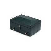 WOLF British Racing 10 PC with Drawer Watch Box | Green