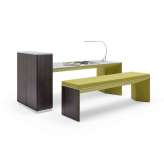 WINI Büromöbel Winea Plus | Panelleg table & Bench