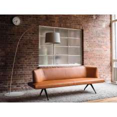 Wilkhahn Insit upholstered bench with backrest