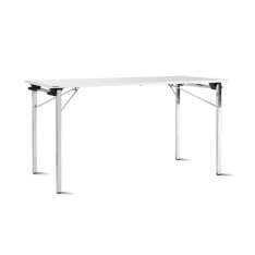 Wiesner-Hager f.t.s. folding table 4-leg base, square feet