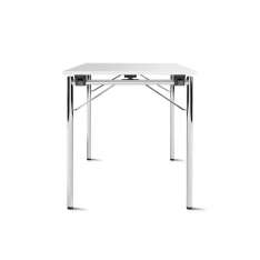 Wiesner-Hager f.t.s. folding table 4-leg base, round feet