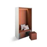 werner works basic S cupboard booths | beach chair with stool