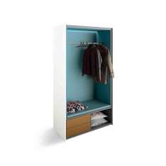 werner works basic S cupboard booths | beach chair with pull-out drawers and cloakroom
