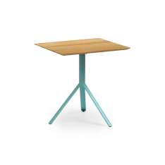 Weishäupl Trio Bistro Table, Tabletop Teak