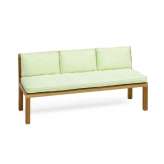 Weishäupl New Hampton Bench with seat and back cushions