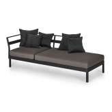 Weishäupl Minu Lounger Element with 2-Seater Back- and Armrest left
