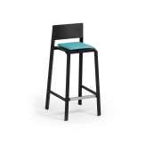 Weishäupl Flow Bar Stool with seat cushion