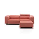 Vitra Soft Modular Sofa 2-Seater, Ottoman