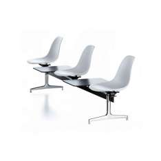 Vitra Eames Plastic Side Chair beam seating