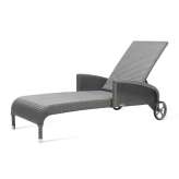 Vincent Sheppard Outdoor Lloyd Loom Dovile sunlounger with arms