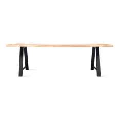 Vincent Sheppard Nora dining table live edge black base