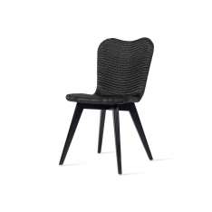 Vincent Sheppard Lily dining chair black wood base