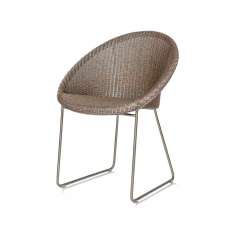 Vincent Sheppard Joe dining chair matt sled base