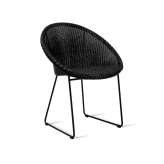 Vincent Sheppard Joe dining chair black sled base