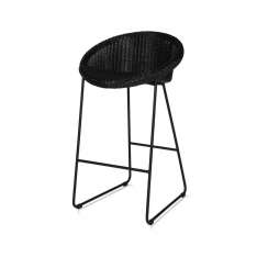 Vincent Sheppard Joe counter stool black sled base