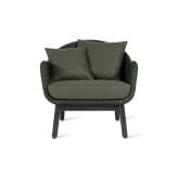 Vincent Sheppard Alex lounge chair dark wood base