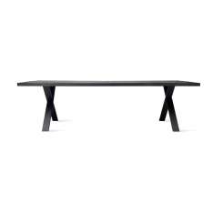 Vincent Sheppard Achille dining table black X base