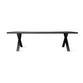 Vincent Sheppard Achille dining table black X base