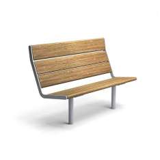 Vestre April bench high back