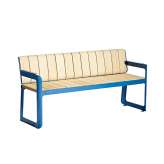 Vestre Air bench with backrest