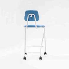 VANK CO mobile stool with backtrest