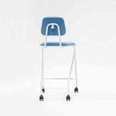 VANK CO mobile stool with backtrest