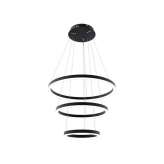 Valaisin Grönlund Layer 3 Black Led Pendant Light