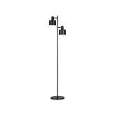 Valaisin Grönlund Hood Double Black Floor Lamp
