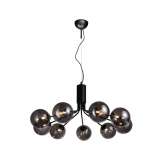 Valaisin Grönlund Glasgow 9 Black Pendant Light