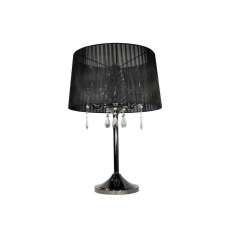 Valaisin Grönlund Crystal Black Blackchrome Table Lamp